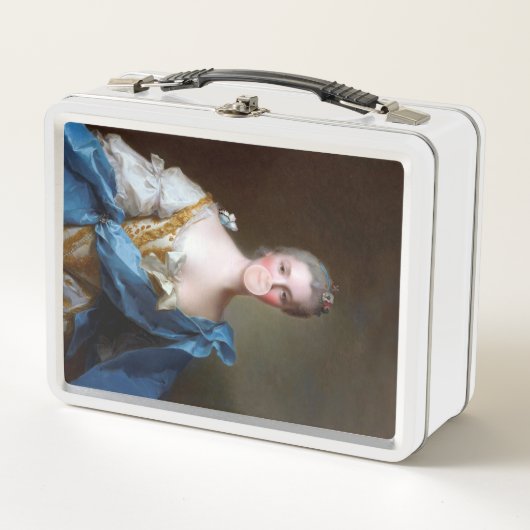 Lunch Box Divas de bubble gum avec Papillon Bleu (Devant)