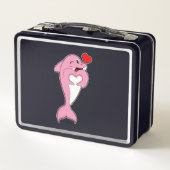 Lunch Box Dolphin Love Heart (Dos)