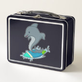 Lunch Box Dolpin comme Surfer avec Surfer (Devant)