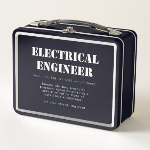 Lunch Box Don de définition de l'ingénieur électrique amu