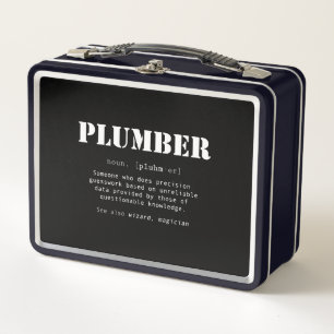 Lunch Box Dons de plombier amusant - Définition du dictionn