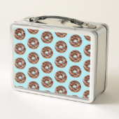 Lunch Box Donut Sweet Girl Motif Nom personnalisé (Dos)