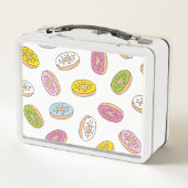 Lunch Box Doodle beiguts motif, design sans soudure. (Dos)