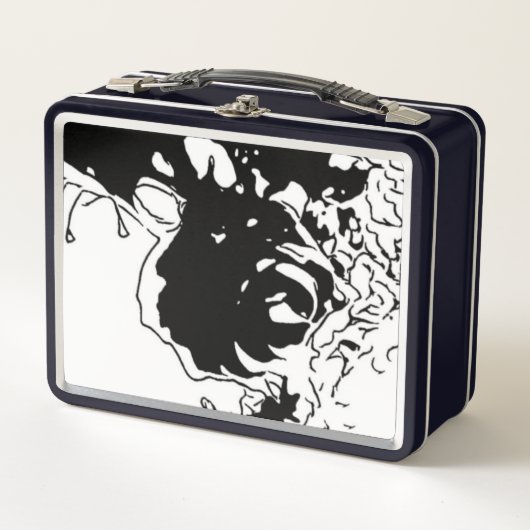 Lunch Box Doodle de fleurs (Devant)