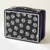Lunch Box Doodle Paws, pattes de chien, pattes blanches (Dos)
