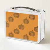 Lunch Box Doodles d'Halloween boho zentangles citrouille Aut (Dos)