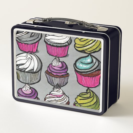 Lunch Box Douceurs personnalisées N' Traitements Cupcake Rep (Dos)