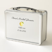 Lunch Box Douche nuptiale citron moderne simple minimum rust (Dos)