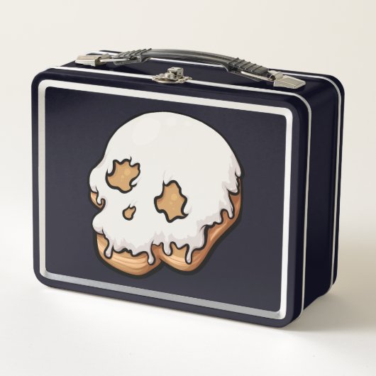 Lunch Box Doughnut de crâne doux et mortel (Devant)