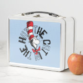 Lunch Box Dr Seuss | Chat dans l'art rond Casquette (En situation)