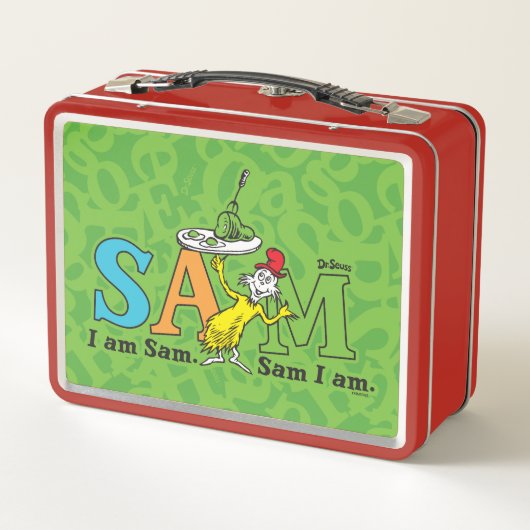 Lunch Box Dr Seuss | Je Suis Sam. Je Suis Sam. (Dos)