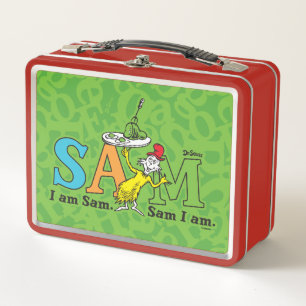 Lunch Box Dr. Seuss Je suis Sam. Sam je suis.