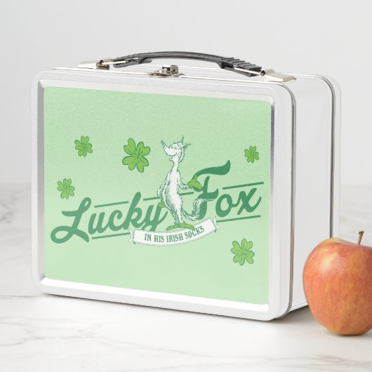 Lunch Box Dr Seuss | Lucky Fox Dans Ses Chaussettes Irlandai (En situation)