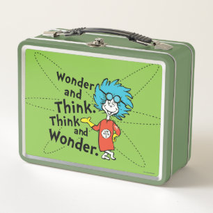 Lunch Box Dr Seuss   Merveilleuse et réfléchis. Pensez et ét