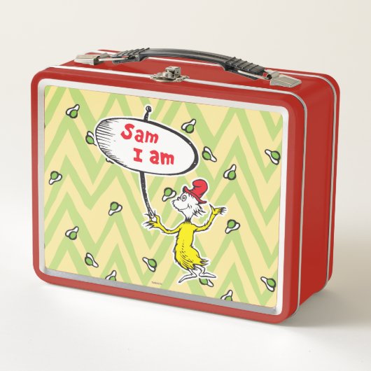 Lunch Box Dr Seuss | Symbole de retenue Sam-I-Am (Devant)