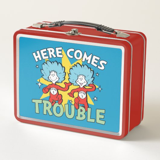 Lunch Box Dr Seuss | Une Chose Deux Ici, C'Est Difficile (Devant)