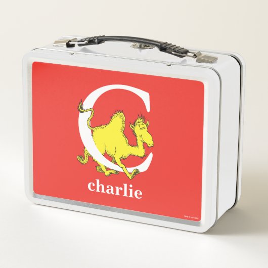 Lunch Box Dr Seuss's ABC : Letter C - White | Add Your Name (Dos)