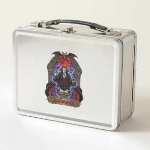 Lunch Box Dracula Halloween Lune Rouge Chauves-Souris Crâne_