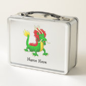 Lunch Box Dragon asiatique coloré (Dos)
