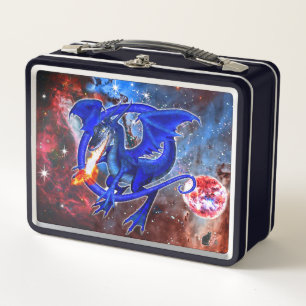 Lunch Box Dragon cosmique azurite