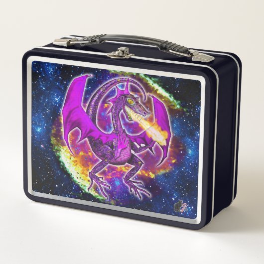 Lunch Box Dragon cosmique de Tourmaline (Devant)