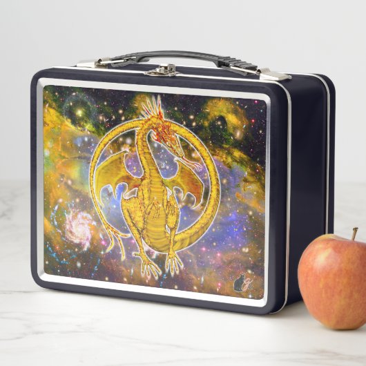 Lunch Box Dragon cosmique Topaz (En situation)