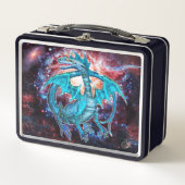 Lunch Box Dragon cosmique Turquoise (Devant)