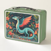 Lunch Box Dragon dans la Jungle Enfant ou Adulte (Dos)