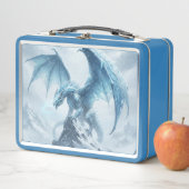 Lunch Box Dragon de glace bleu épique (En situation)