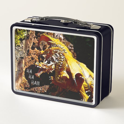Lunch Box Dragon en train de rire (Dos)