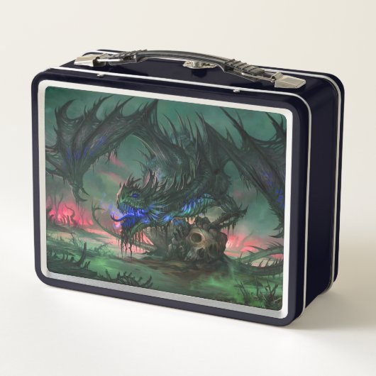 Lunch Box Dragon et crâne (Dos)