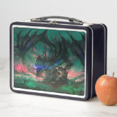 Lunch Box Dragon et crâne (En situation)