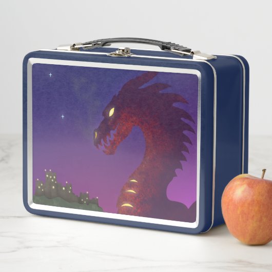 Lunch Box Dragon médiéval (En situation)