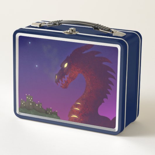 Lunch Box Dragon médiéval (Devant)