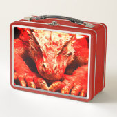 Lunch Box Dragon rouge (Devant)
