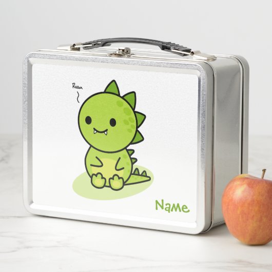 Lunch Box Dragon vert (En situation)