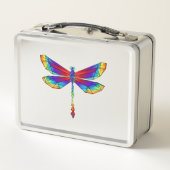 Lunch Box Dragonfly en arc-en-ciel (Dos)