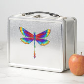 Lunch Box Dragonfly en arc-en-ciel (En situation)