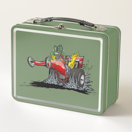 Lunch Box Dragster de dessin animé (Devant)