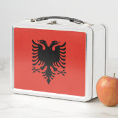 Lunch Box Drapeau albanais (En situation)