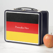 Lunch Box Drapeau allemand Black Red Gold Deutsche Flagge (En situation)