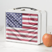 Lunch Box Drapeau américain (En situation)