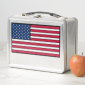 Lunch Box Drapeau américain (En situation)