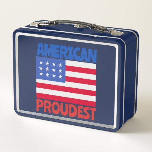 Lunch Box Drapeau américain (Dos)