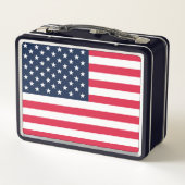 Lunch Box Drapeau américain 50 étoiles : vieilles étoiles de (Dos)