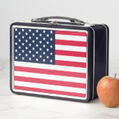 Lunch Box Drapeau américain 50 étoiles : vieilles étoiles de (En situation)