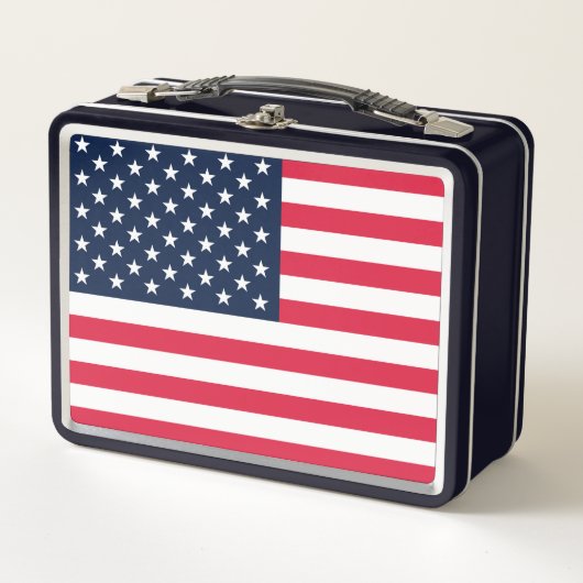 Lunch Box Drapeau américain 50 étoiles : vieilles étoiles de (Devant)