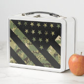 Lunch Box Drapeau américain du Camouflage numérique militair (En situation)