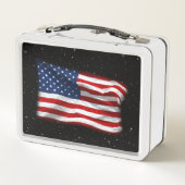 Lunch Box Drapeau américain patriotique États-Unis (Dos)