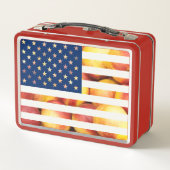 Lunch Box Drapeau américain patriotique Modèle original 4 ju (Dos)